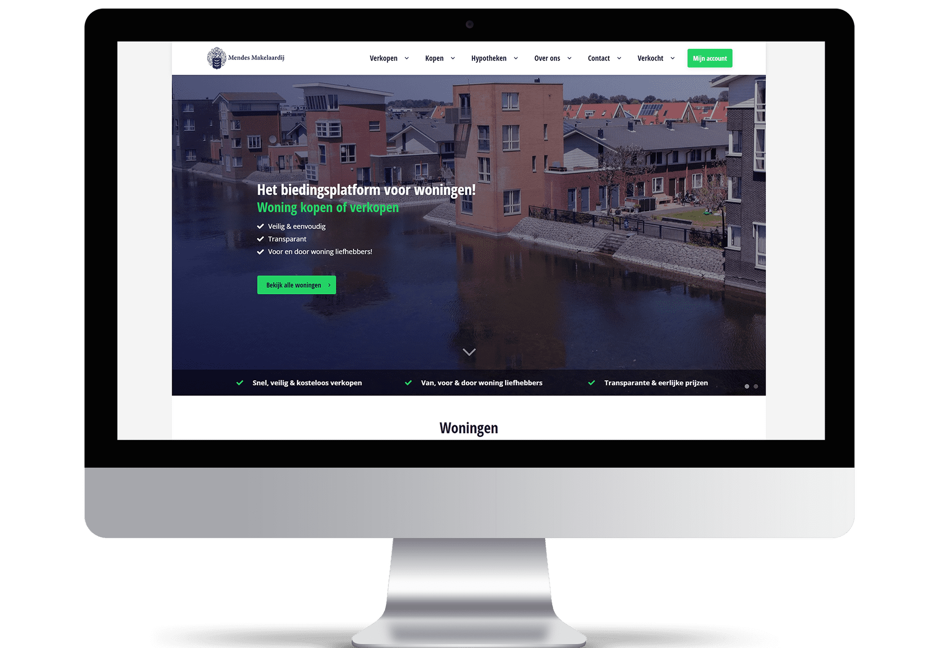 Auktionsseite für Makler