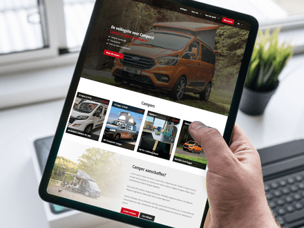 Camper veilingsite maken